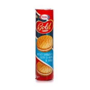 Gold with vanilla-flavoured cream