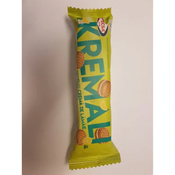 Kremali with lemon-flavoured cream