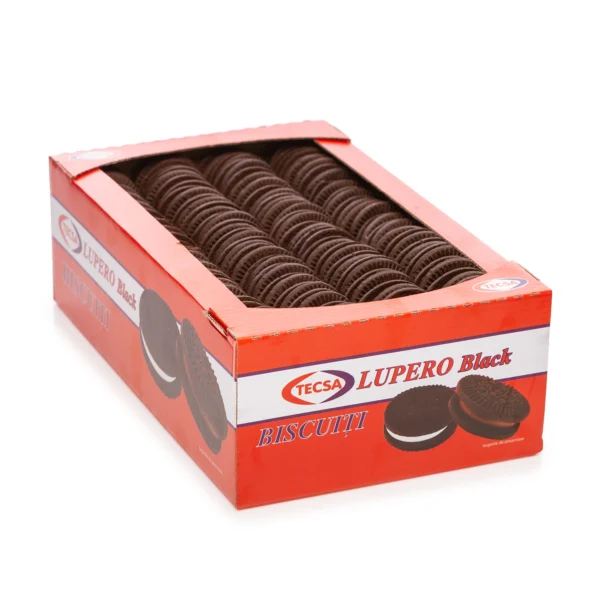 Lupero Black cocoa with cocoa-flavoured cream