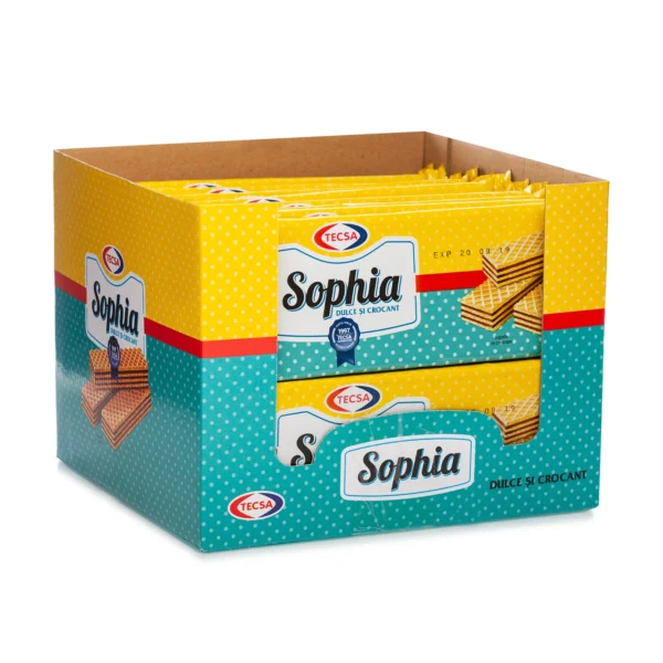 Sophia with cocoa-flavoured cream